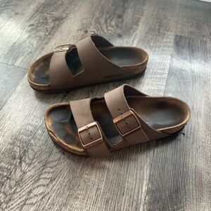 Birkenstock Women’s Brown Double Strap Sandals